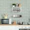 Wood & Metal Wall Mounted Bathroom Towel Rack with 6 Hooks